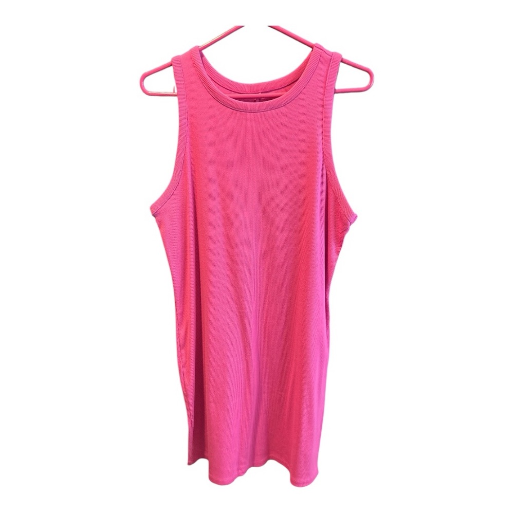 Pink Sleeveless Women's Dress